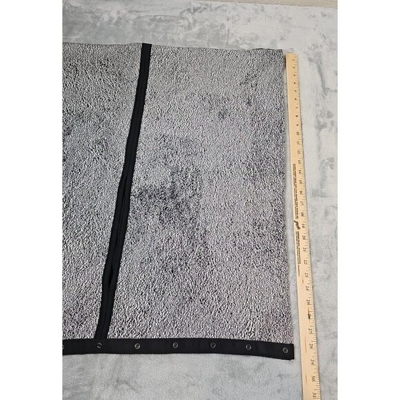 Lululemon Vinyasa Scarf Wrap Arm Holes Rulu One Size Black Gray Heather - Picture 7 of 9